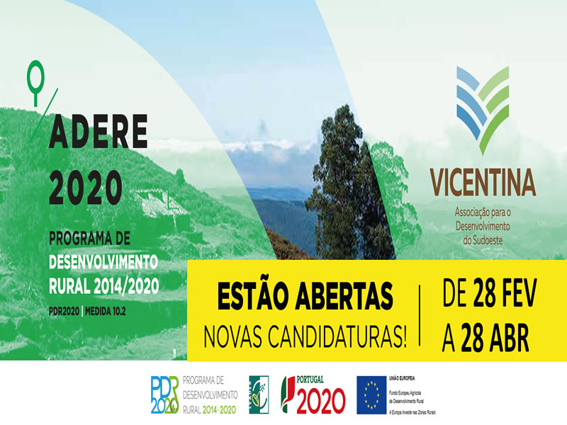 Imagem Adere 2020 - programa de desenvolvimento rural