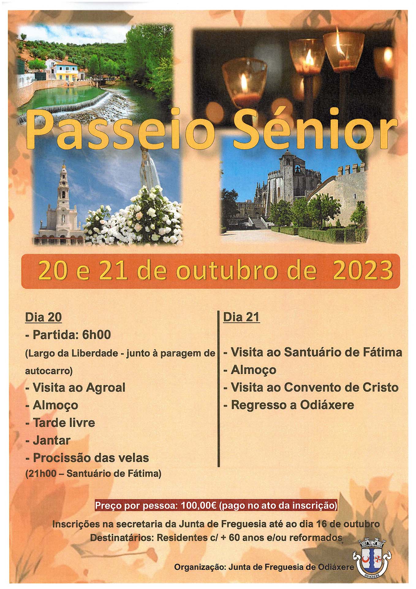 Imagem Passeio Sénior - 20 e 21 de outubro de 2023