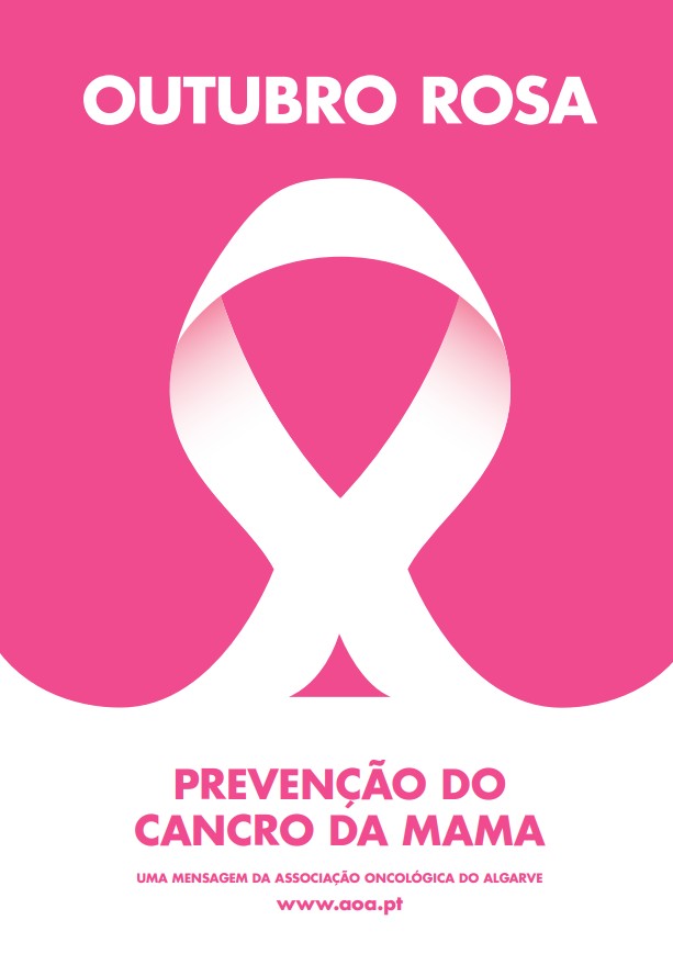 Imagem Outubro Rosa - Prevenção do cancro da mama