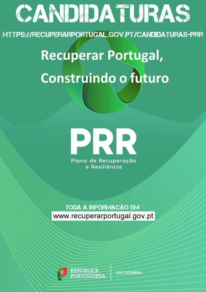 Imagem Candidaturas - Plano de Recuperação e Resiliência - Recuperar Portugal